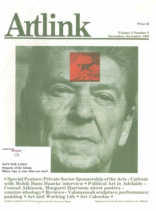 Issue 3:5 | November 1983 | Artlink 3:5